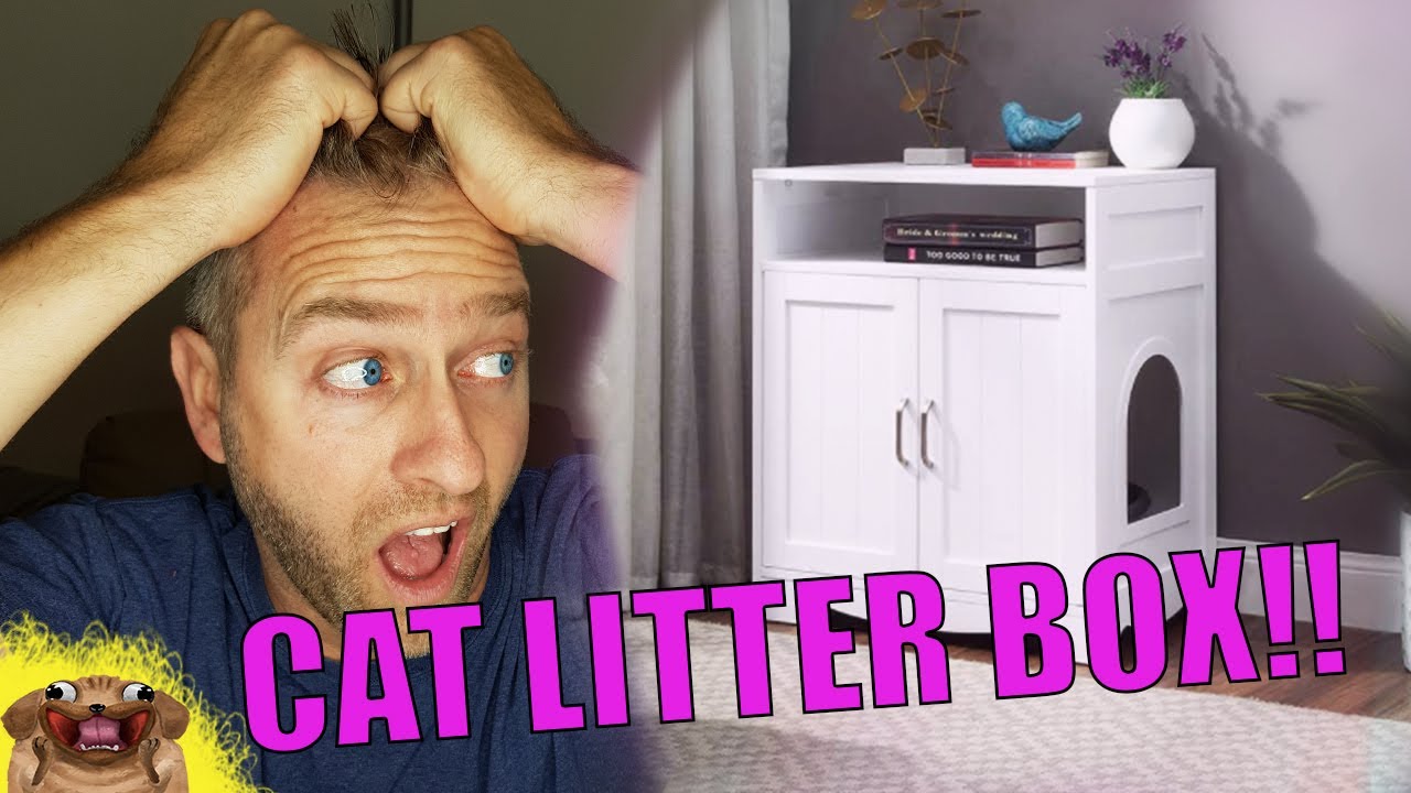 UNBOXING - Cabinet To Hide Cat Litter Box In A Small Space | Pet Tips