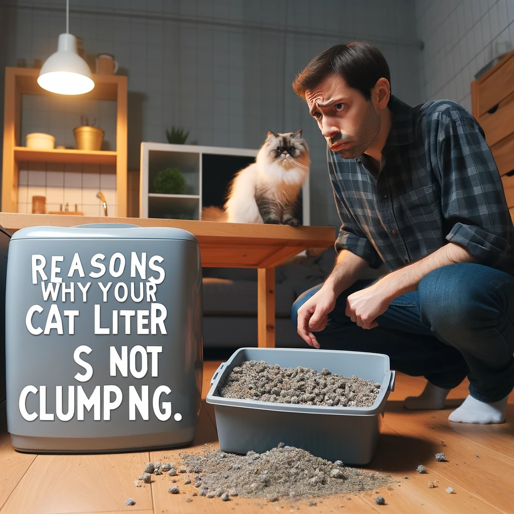 Reasons why your cat litter is not clumping
