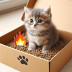 flammable cat litter