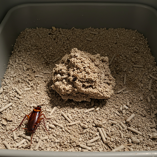 Are Roaches Attracted to Cat Litter