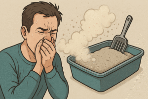 Accidentally Inhaled Cat Litter Dust