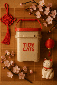 how to open Tidy Cats litter bucket