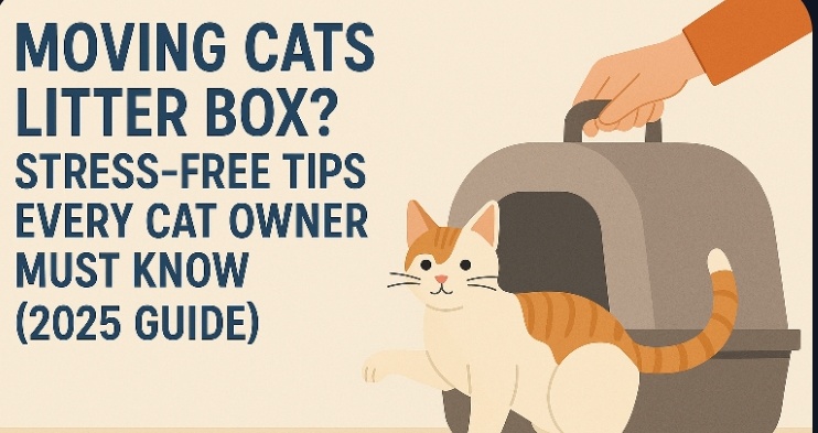 Moving cats litter box