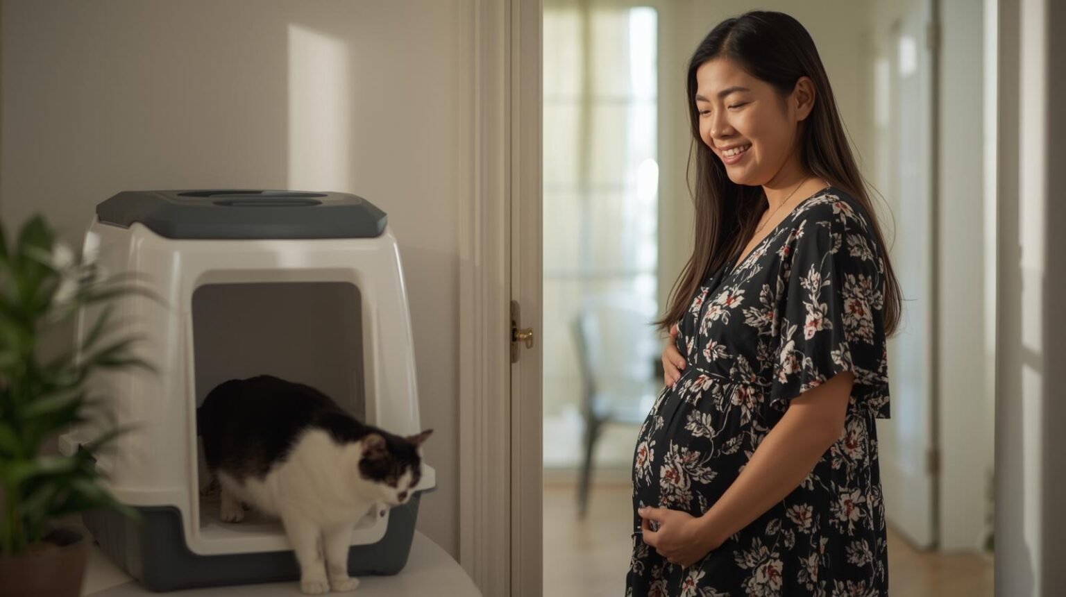 How Close Can a Pregnant Woman Be to Cat Litter?