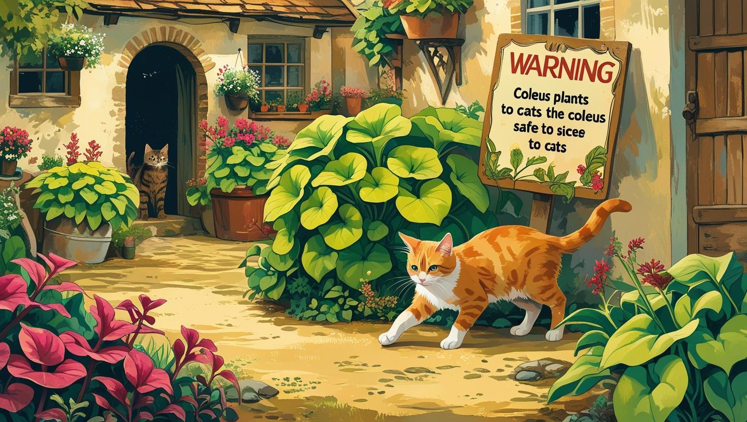 is coleus toxic to cats