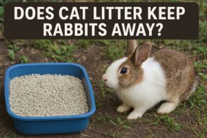 image illustrating Does cat litter keep rabbits away