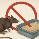 image illustrating Does cat litter keep rats away