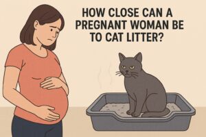 image illustrating How Close Can a Pregnant Woman Be to Cat Litter