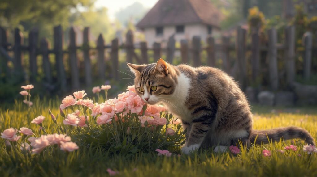 are carnations toxic to cats