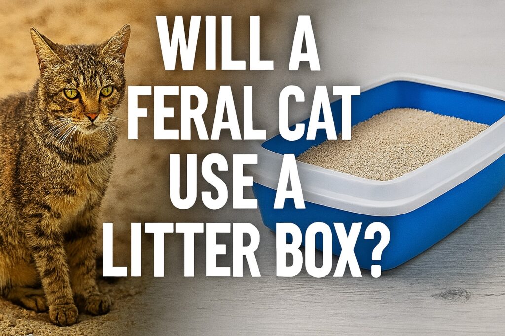 will a feral cat use a litter box