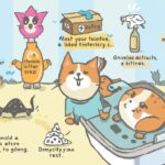 cat poop white mold in litter box close-up