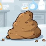 A cat owner collecting a clean cat stool sample without litter contamination for a veterinary test